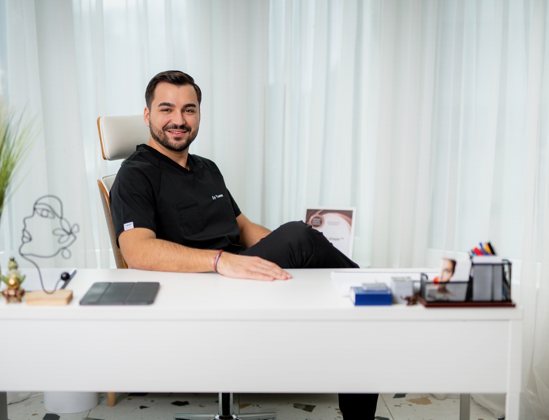 Dr. Slavyan Tumnev in his office